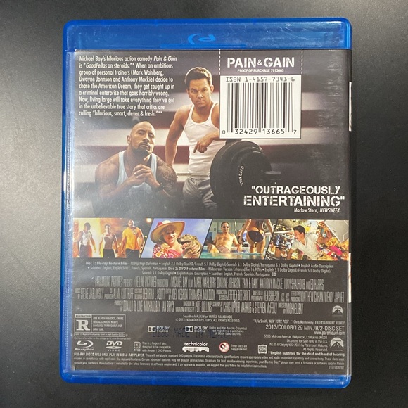 Pain & Gain - Blu-ray & DVD Combo Set - Picture 2 of 5